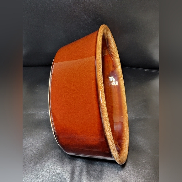 Vintage Pottery Hull USA Oven Proof Brown Drip 10" x 7" Oval Casserole Dish EUC - Picture 12 of 17